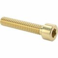 Bsc Preferred Brass Socket Head Screw 4-40 Thread Size 5/8 Long, 10PK 93465A111